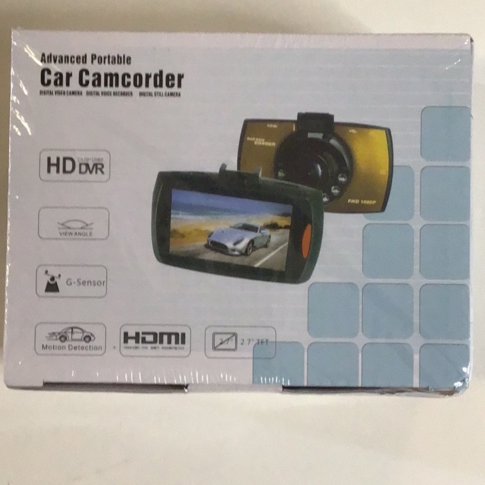 Source Unknown Black and Gold On-Dash Camera with HD Video